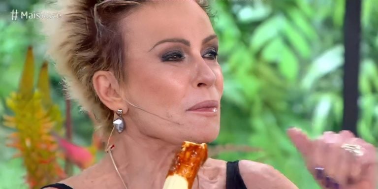 Ana Maria passa mal ao vivo (Reprodução) Ana Maria passa mal ao vivo (Reprodução)