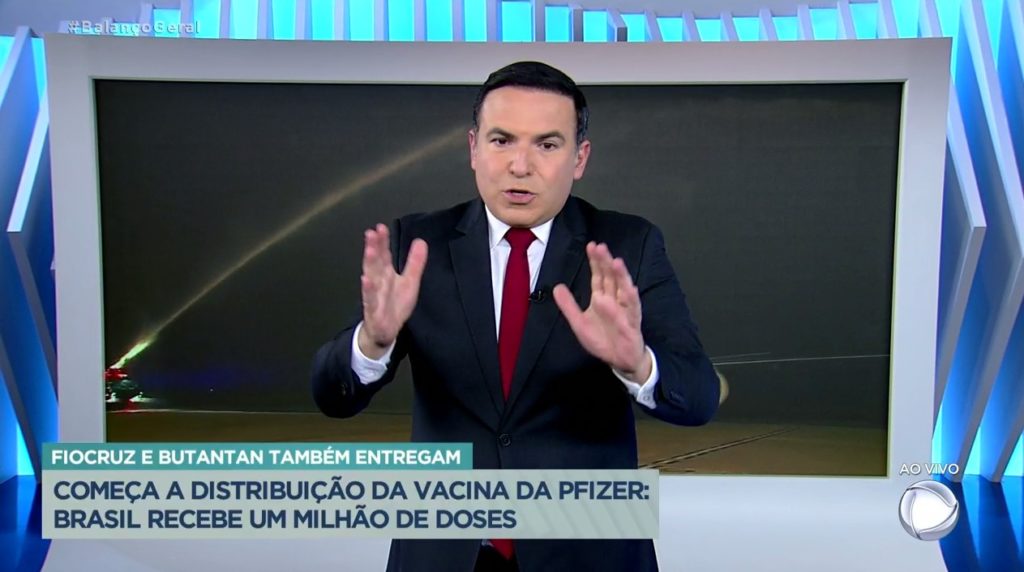 Reinaldo Gottino na emissora de Edir Macedo