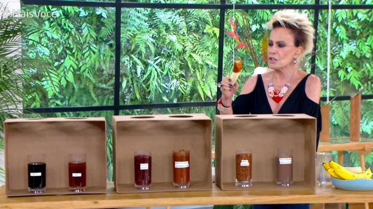 Ana Maria Braga deu o que falar no Mais Você após brincadeira dá errado (Foto: Reprodução)