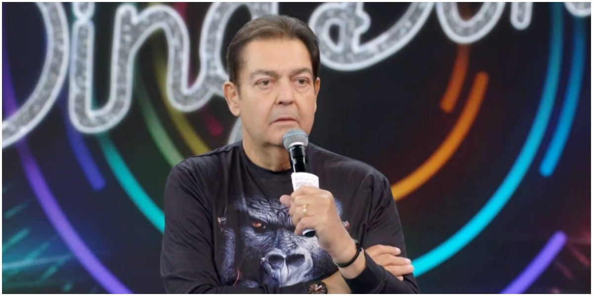 Faustão conversou com Leonardo (Foto: Reprodução)