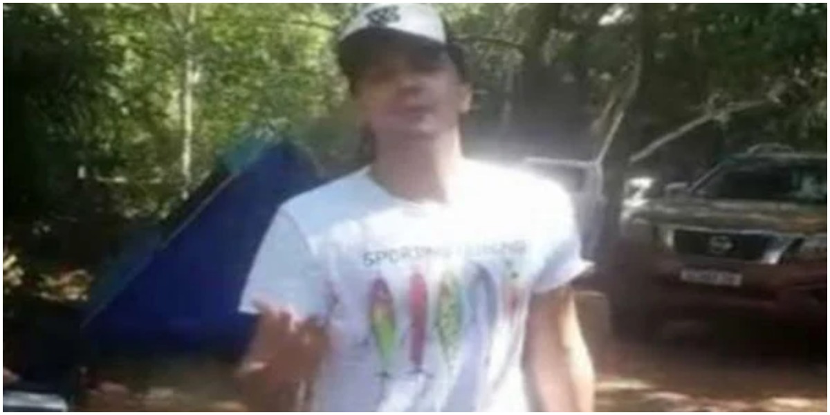 o cantor sertanejo Luan Santana é abordado pela PM durante uma pescaria no rio Coxin