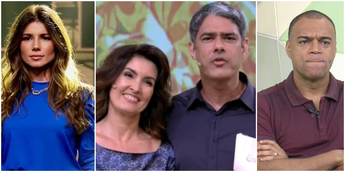 Paula Fernandes, Fátima Bernardes, William Bonner e Denílson são destaques no TV Foco (Foto: Reprodução)