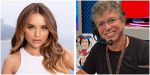 Boninho e Rafa Kalimann tiveram seus nomes envolvidos em um boato de romance (Foto: Reprodução)