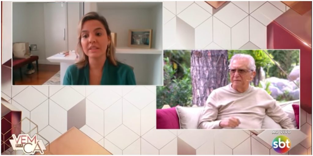 Renata Domingues falou sobre casamento com Carlos Alberto (Foto: Reprodução) Renata Domingues falou sobre casamento com Carlos Alberto (Foto: Reprodução)