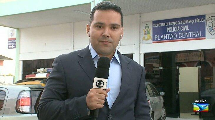 Olavo Sampaio, repórter da Globo (Reprodução)