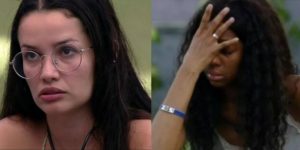 Juliette e Camilla se desentendem no BBB21 (Foto: Reprodução)