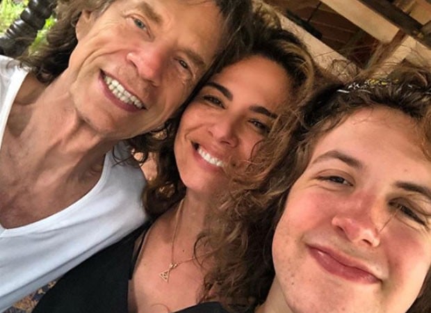 Mick Jagger, Luciana Gimenez e Lucas (Reprodução)