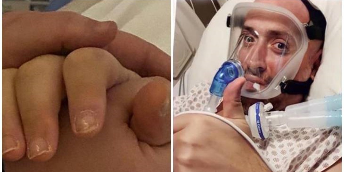 Paulo Gustavo no hospital antes de morrer (Imagem: Montagem) 