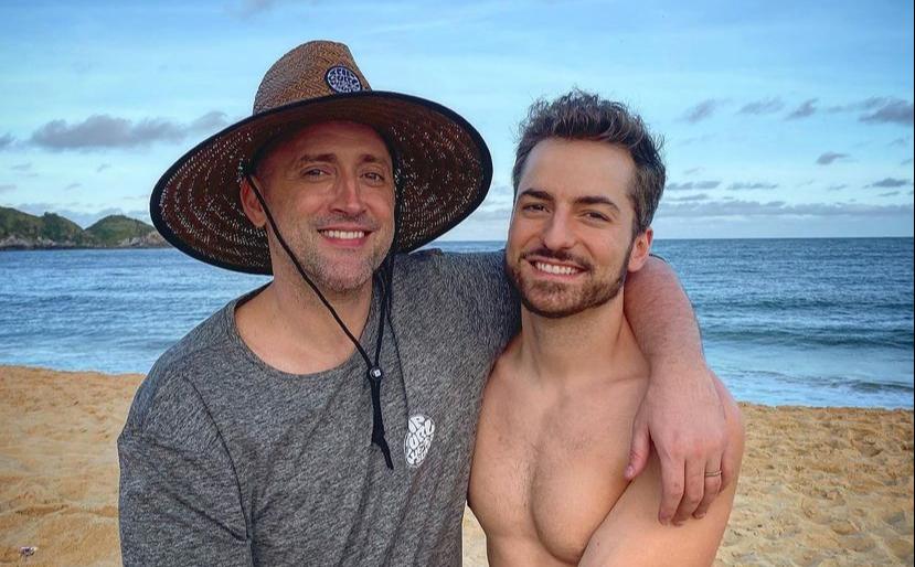 O casal Paulo e Thales 