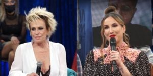 Ana Maria Braga e Claudia Leitte em uma participação no Altas Horas (Reprodução: Globo)