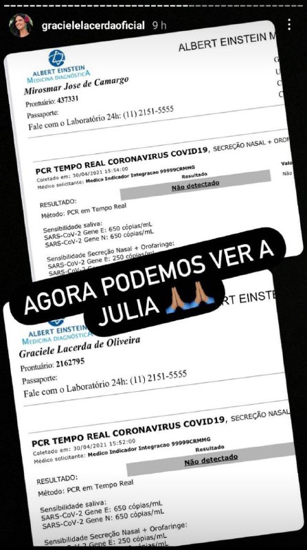 Graciele Lacerda contou que ela e Zezé Di Camargo conheceram Júlia (Foto: Reprodução/ Instagram) Graciele Lacerda contou que ela e Zezé Di Camargo conheceram Júlia (Foto: Reprodução/ Instagram)