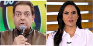 Carla Cecato já trabalhou com Faustão na Globo