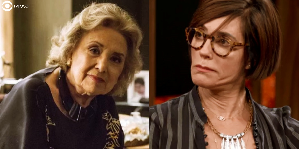 Fotomontagem de Christiane Torloni e Eva Wilma