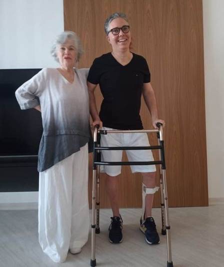 Diva Plácido e Flávio Silvino (Foto: Reprodução/Arquivo Pessoal)