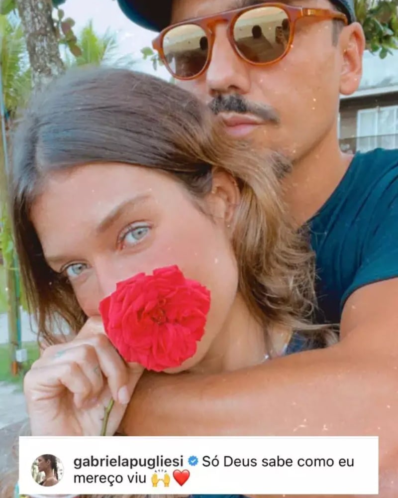 Gabriela Pugliesi assume namoro com Túlio Dek (foto: Reprodução)