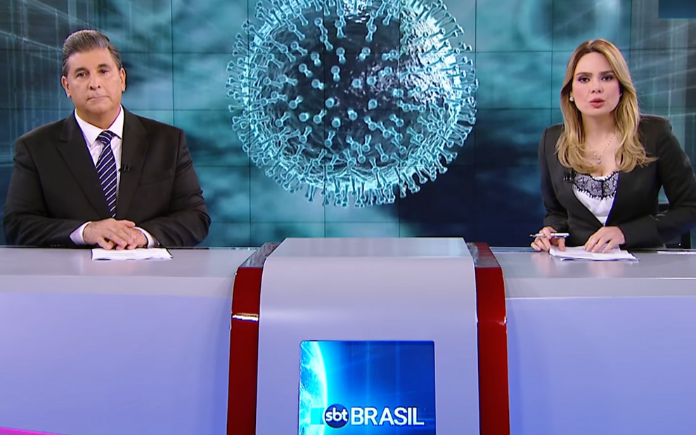 Rachel Sheherazade e Carlos Nascimento 