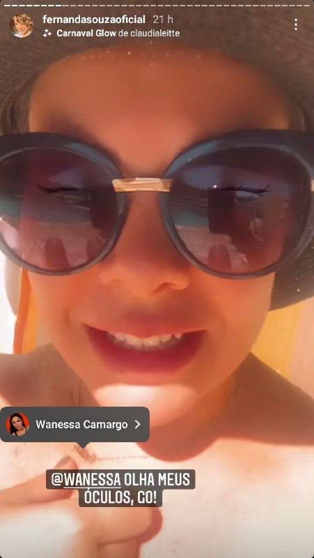 Fernanda Souza expôs Wanessa (Foto: Reprodução/ Instagram)