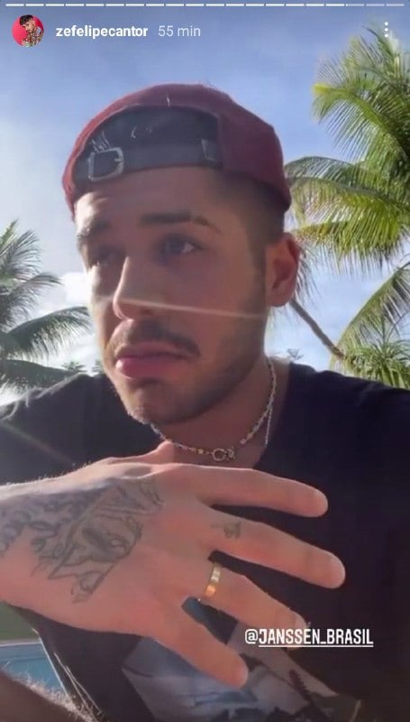 Zé Felipe fez relato de doença sem cura (Foto: Reprodução)