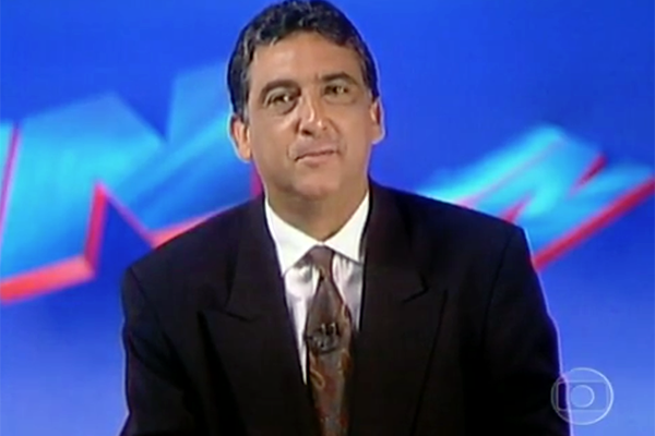 Galvão Bueno no "Jornal Nacional" (Foto: Reprodução/TV Globo)