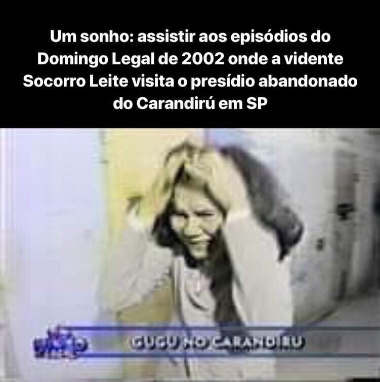 Socorro Leite visitou presídio na companhia de Gugu Liberato (Foto: Reprodução)