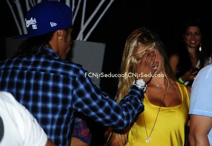 Neymar e Andressa Suita tiveram romance às escondidas (Foto: Reprodução)