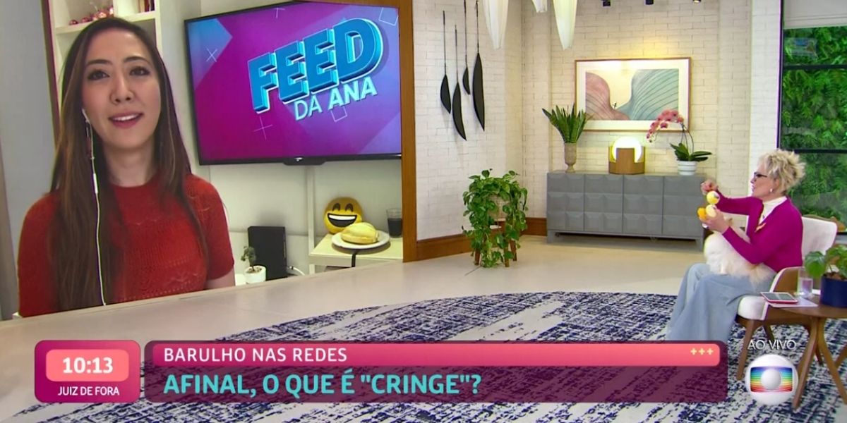 Ana Maria ao lado de Ju Massaoka (Reprodução) Ana Maria ao lado de Ju Massaoka (Reprodução)