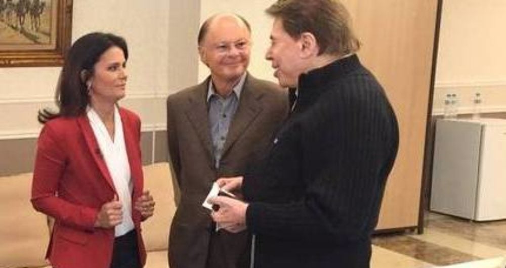 Adriana Araújo Edir Macedo e Silvio Santos Adriana Araújo Edir Macedo e Silvio Santos