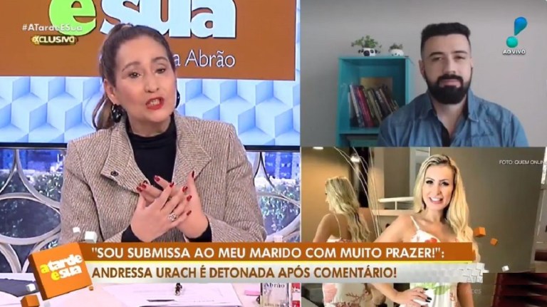 Sonia Abrão detona Andressa Urach em seu programa na RedeTV! (Reprodução) Sonia Abrão detona Andressa Urach em seu programa na RedeTV! (Reprodução)