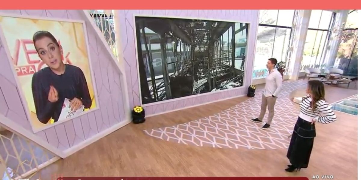 Patrícia Abravaenl e Gabriel Cartolano ficam surpresos com tragédia (Reprodução)