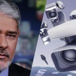 William Bonner já protagonizou diversos plantões urgentes da Globo (Montagem: TV Foco)
