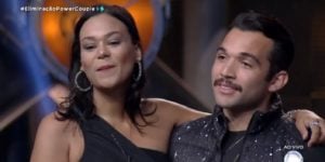 Carol e Jon Jon são eliminados do Power Couple Brasil (Foto: Reprodução/Record)