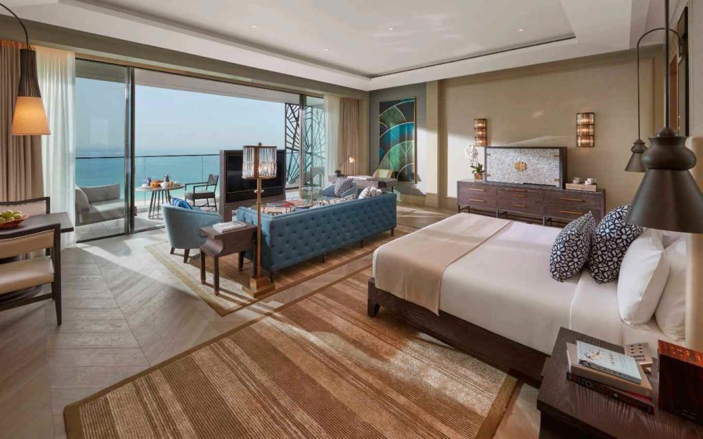 Suíte em Dubai que Sasha e João estão hospedados (Foto: Divulgação/ Mandarin Oriental Jumeira)