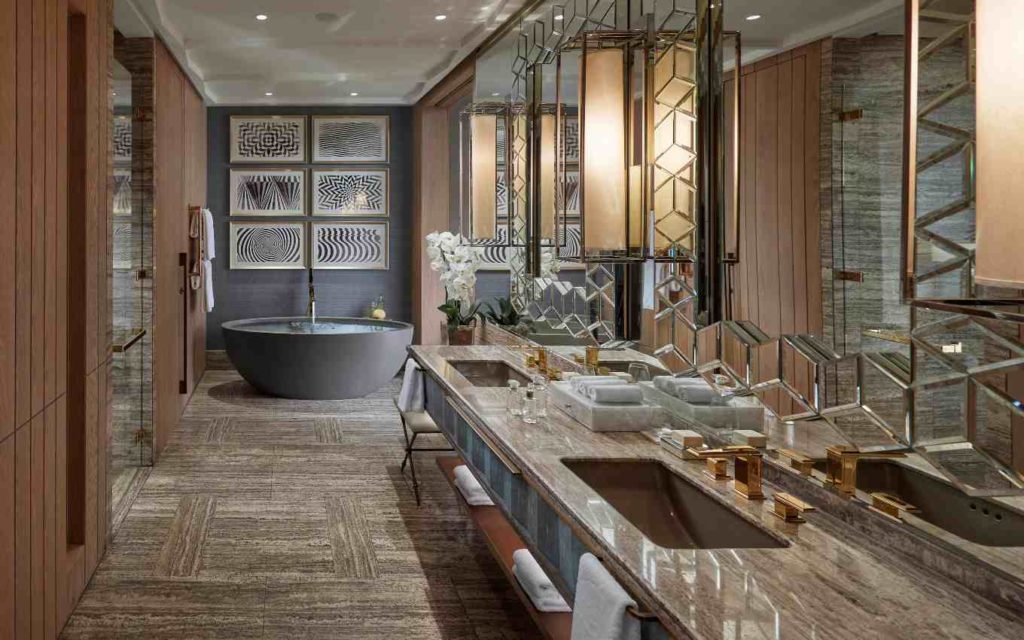 Suíte em Dubai que Sasha e João estão hospedados (Foto: Divulgação/ Mandarin Oriental Jumeira)