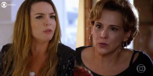 Eva e Cris brigam em A Vida da Gente (Foto: Reprodução/Globo)