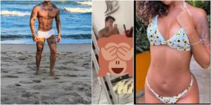 Famosa tem vídeo íntimo vazado com galã nas redes (Foto: Montagem/ TV Foco)