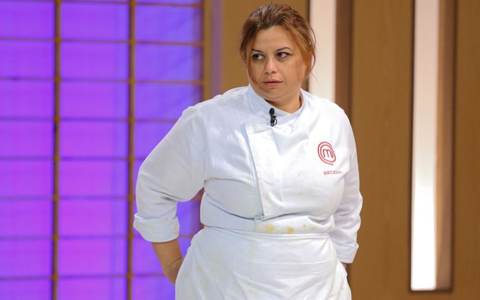 Helena Manosso no "MasterChef Brasil" (Foto: Divulgação/Band) Helena Manosso no "MasterChef Brasil" (Foto: Divulgação/Band)