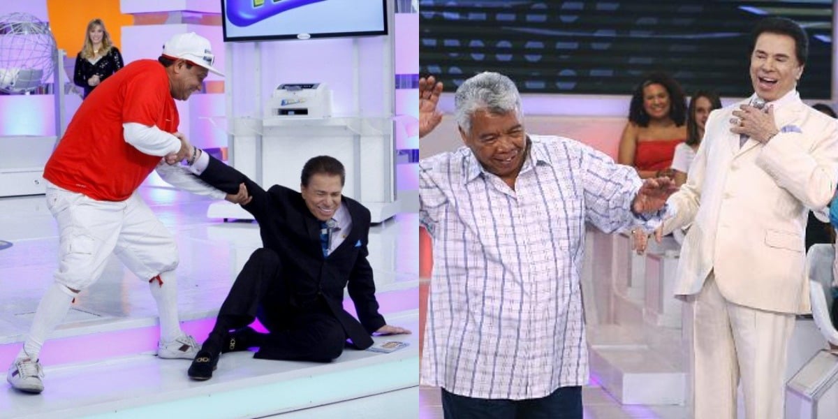 Liminha e Roque são assistentes de Silvio Santos há anos (Foto: Reprodução/SBT)