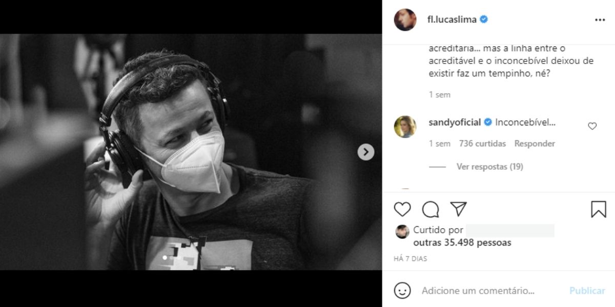 "Deixou de existir", confirma Lucas Lima em anúncio oficial envolvendo Sandy após Xororó detonar: "Inconcebível" "Deixou de existir", confirma Lucas Lima em anúncio oficial envolvendo Sandy após Xororó detonar: "Inconcebível"