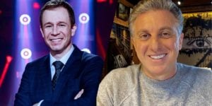 Tiago Leifert e Luciano Huck  (Montagem: TV Foco)