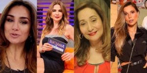 Apresentadoras da RedeTV!, Milena, Luciana Gimenez, Sonia Abrão e Flávia Viana (Reprodução)