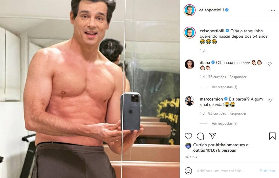 Publicação de Celso Portiolli (Foto: Reprodução)