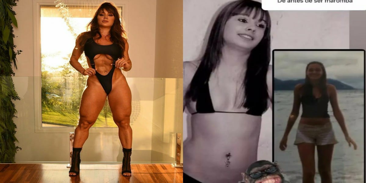 Juju Salimeni mostra corpo antes de virar musa fitness (Foto: Reprodução)