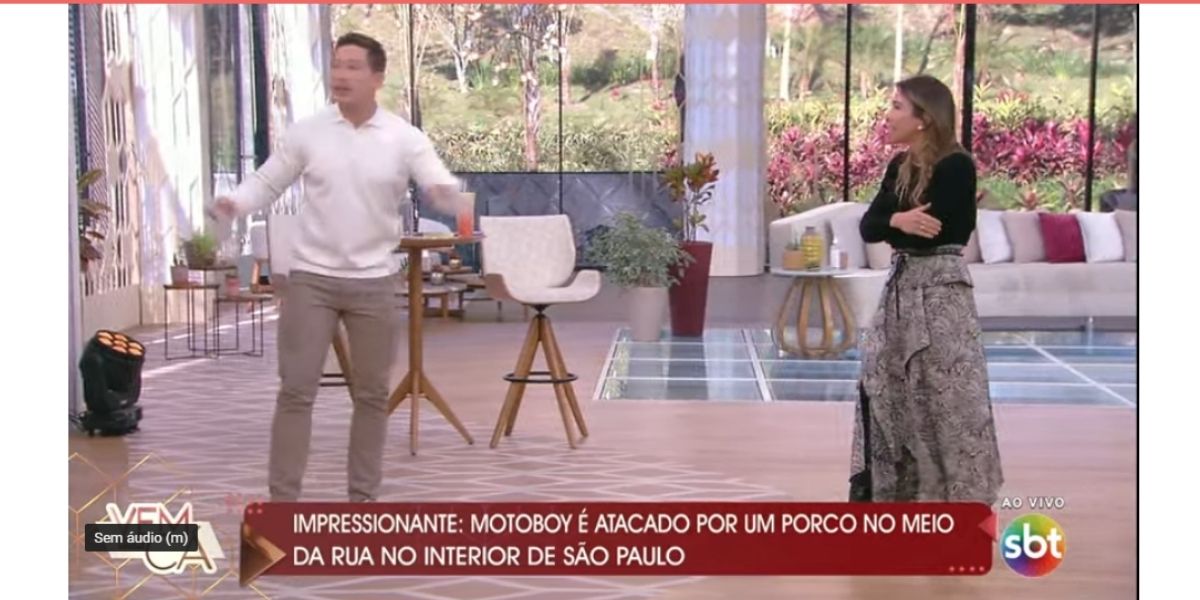 Patrícia Abravanel e Gabriel Cartolano (Reprodução) Patrícia Abravanel e Gabriel Cartolano (Reprodução)