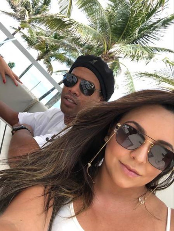 Ronaldinho Gaúcho e a ex, Priscilla Coelho (Foto: Reprodução)