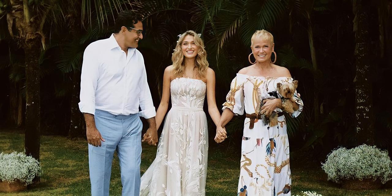 Luciano Szafir, Sasha e Xuxa Meneghel (Foto: Reprodução)
