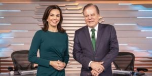 Ana Paula Araújo e Chico Pinheiro (Foto: Divulgação/TV Globo)