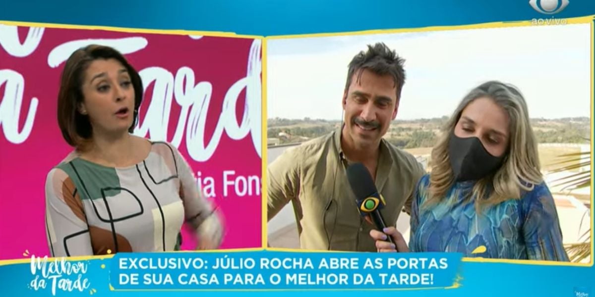 "Sou um fracassado", Júlio Rocha, demitido da RedeTV, vai à Band, expõe bastidores e suplica: "Me tira disso"
