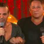 Eduardo Costa e Leonardo seguem em guerra fria (Foto: Reprodução)