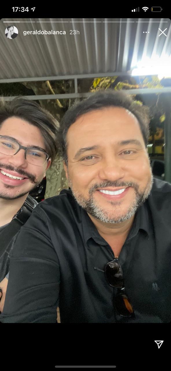 Geraldo Luís usou as redes sociais para expor seu amor pelo seu filho que ele considera um parceiro de vida (Foto: Reprodução) Geraldo Luís usou as redes sociais para expor seu amor pelo seu filho que ele considera um parceiro de vida (Foto: Reprodução)