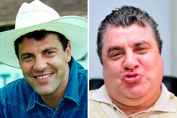 Gerson Brenner antes e depois do assalto - Reprodução